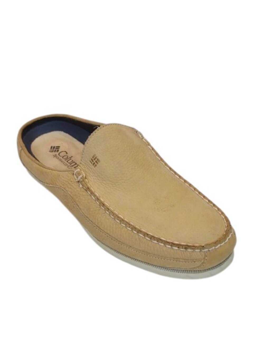 Columbia Women's Tan Slip-On Leather Loafer
